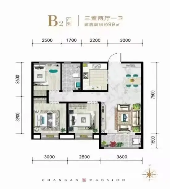 开发区长安府   全系18层小高品质社区 - 图片 1