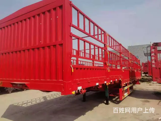 ​13米高低板花栏半挂车 ，  二手花栏半挂车 - 图片 2