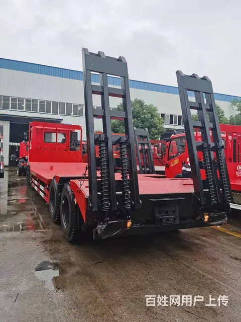 东风系列低平板车 拉大型挖掘机摊铺机拖板车可分期 - 图片 12