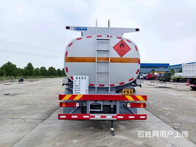 解放前四后八碳钢不锈钢罐体30方运水车 液体运输车 - 图片 11