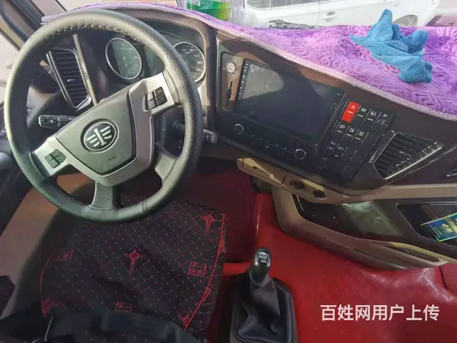 19年二手解放牵引车460马力双驱轻体潍柴发动机 - 图片 4