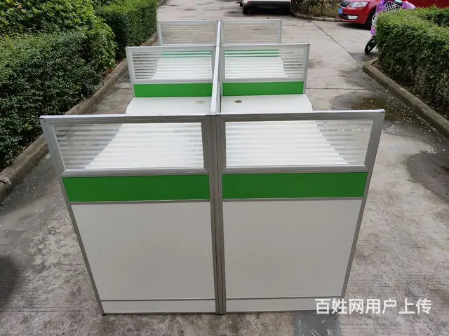 昆山高档屏风办公桌，95新 - 图片 3