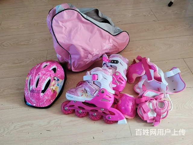 儿童轮滑鞋  就玩一次  嘎嘎新 - 图片 3