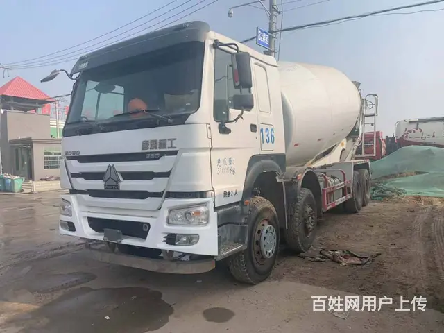出售二手豪沃搅拌车 国五唐鸿上装前四后八380马力 - 图片 1