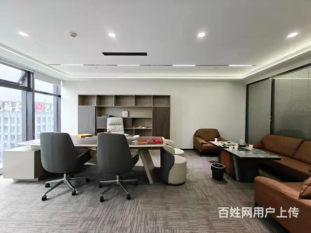 前台7米挑高 豪装带家具 随时办公 长河双地铁口 星城中心 - 图片 5