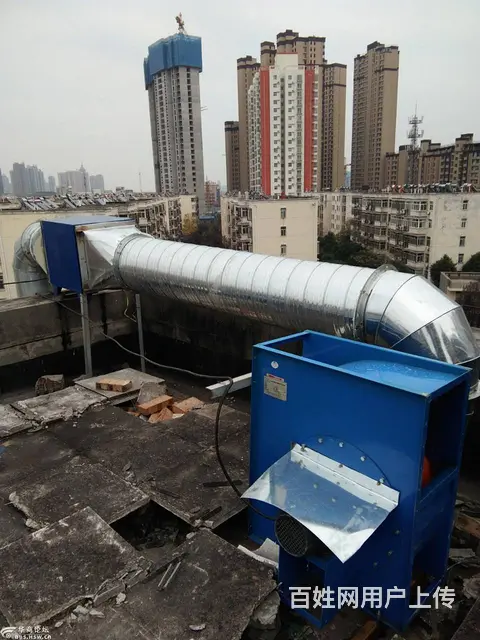 越秀区排油烟系统油烟管道制作韩式自助烤肉店上排烟机 - 图片 7