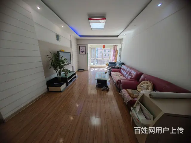 金叶帝王，多层车库上四楼100平米，两室两厅通厅格局，中等装 - 图片 1