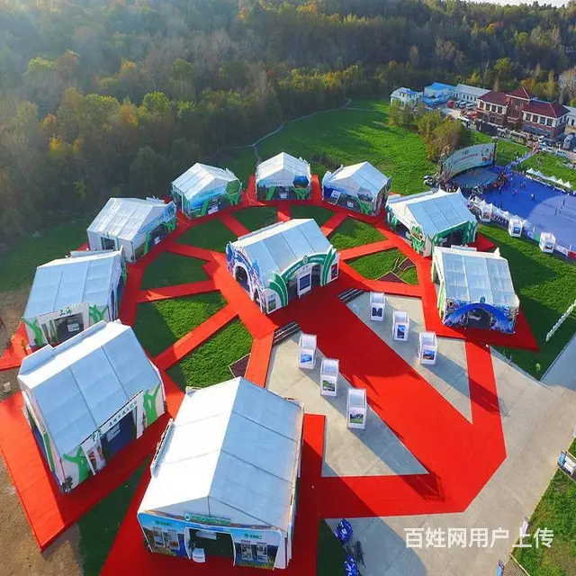 体育活动篷房，网球馆蓬房搭建，户外球场帐篷定制 - 图片 1