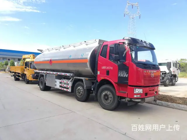 25吨解放后双桥运油车油罐车厂家直销包挂靠上户上牌 - 图片 2