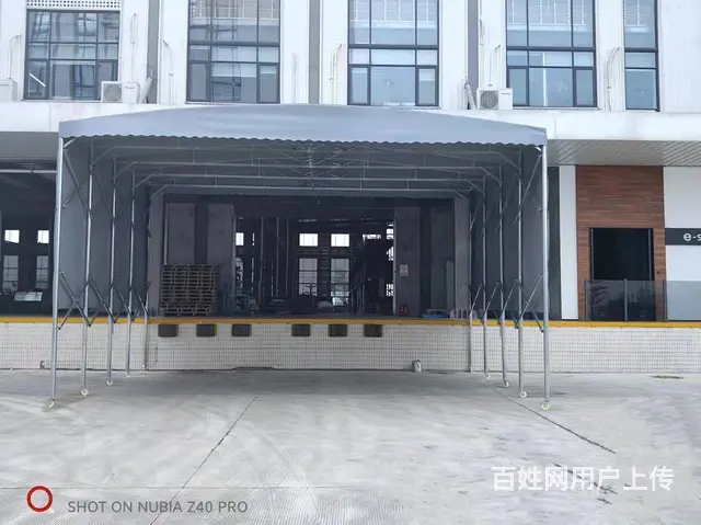 庆典展会雨棚物流蓬推拉式雨棚停车蓬篮球场蓬电动雨棚 - 图片 5