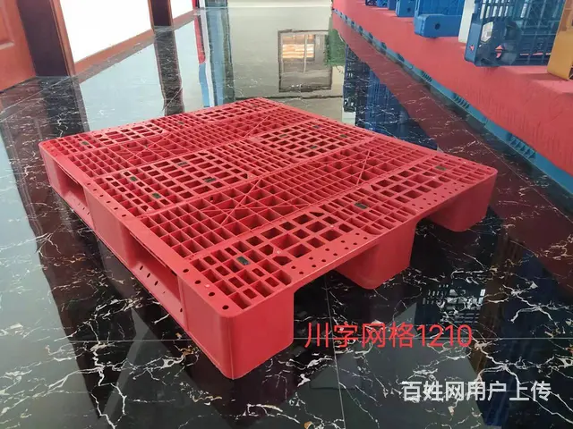 淄博川字网格塑料托盘 - 图片 2