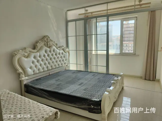 河畔丽景8楼2室精装修，带家具家电，可月租季度租 - 图片 1