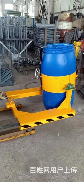 油桶夹具手推油桶车液压油桶搬运车翻转倒料器倒桶器 - 图片 8