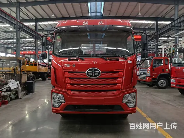 解放J6黄牌拖板车　单桥板长6米8 15吨挖机板车 - 图片 12