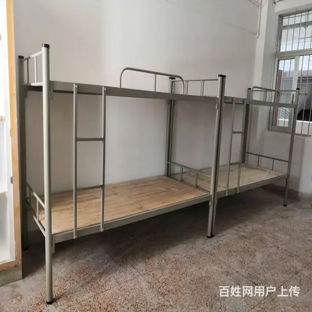 上下铺铁床工地员工宿舍床双层铁架床全新厦门送货 - 图片 2