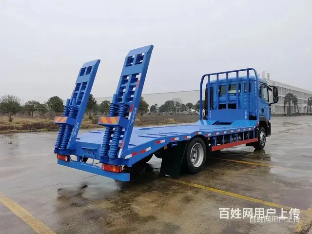 三门峡重汽豪沃MAX硬汉单桥拖车13吨挖机平板拖车配置表报价 - 图片 9