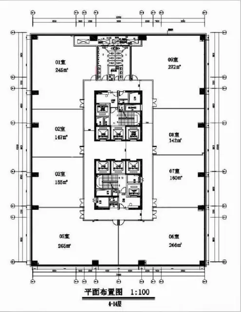 滨江地铁口 高性价比楼盘 200方精装特价出租 孵化器高补贴 - 图片 8