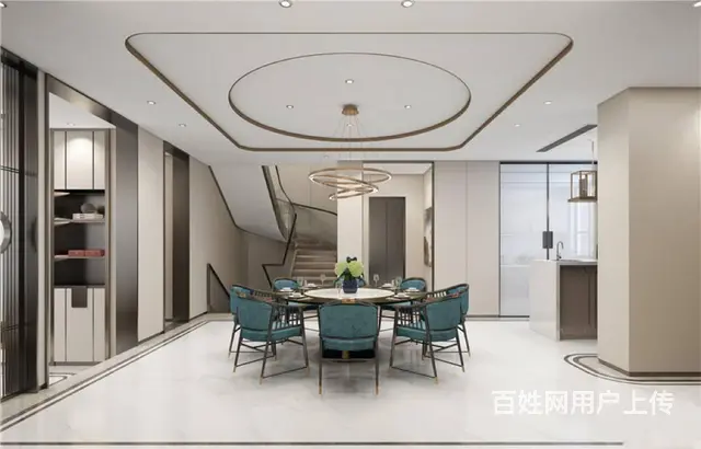 现代轻奢|600平米常州保利公园九里别墅案例 - 图片 6
