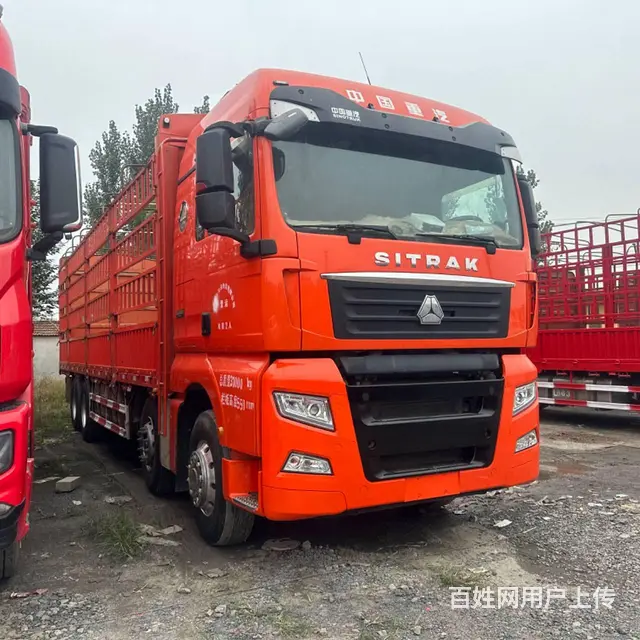 出售个人二手重汽汕德卡前四后八9.6米高栏载货车 - 图片 2