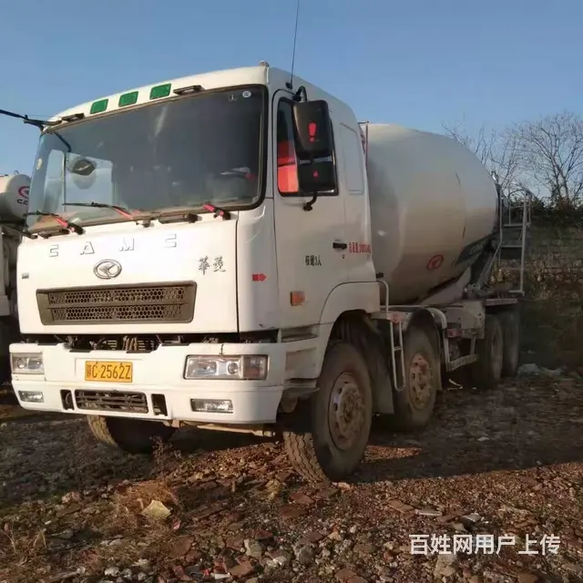 八部同一批的华菱前四后八混凝土撹拌车，380马力 - 图片 7
