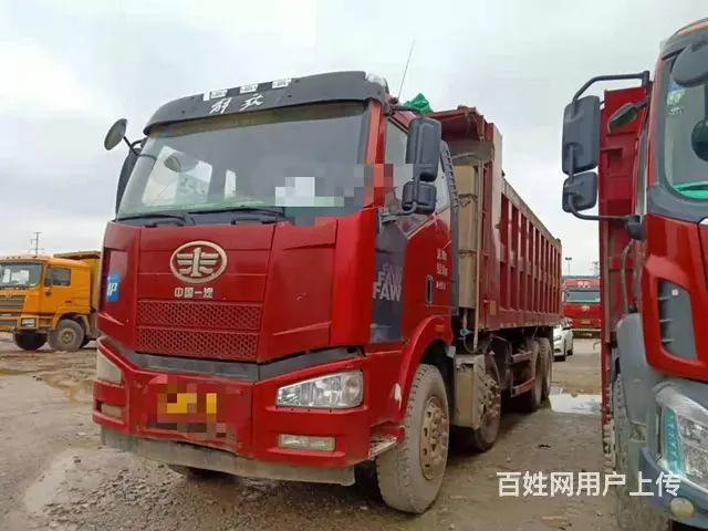 前四后八解放自卸车 320马力7米长17年轻量化 - 图片 1