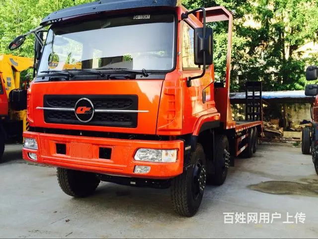 国五蓝牌挖机平板运输车多少钱一辆 - 图片 4
