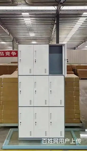 教室彩色书包柜 健身房学校独立储物柜昆明保险柜书架 - 图片 2