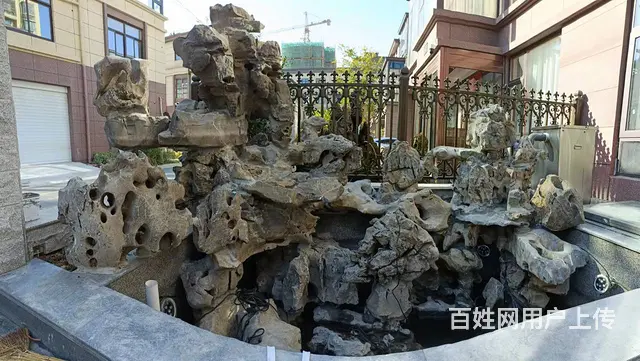 徐州锦鲤鱼池净化系统，假山太湖石假山设计安装制做 - 图片 12