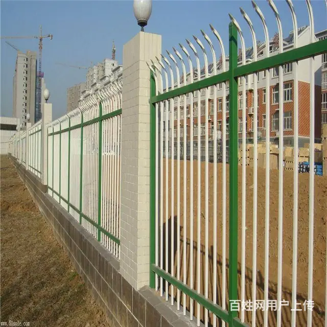 围墙护栏安装 建筑工地临时防护隔离栏杆 - 图片 1
