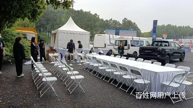 杭州同城出租各类沙发桌椅皮凳铁马道旗 - 图片 2