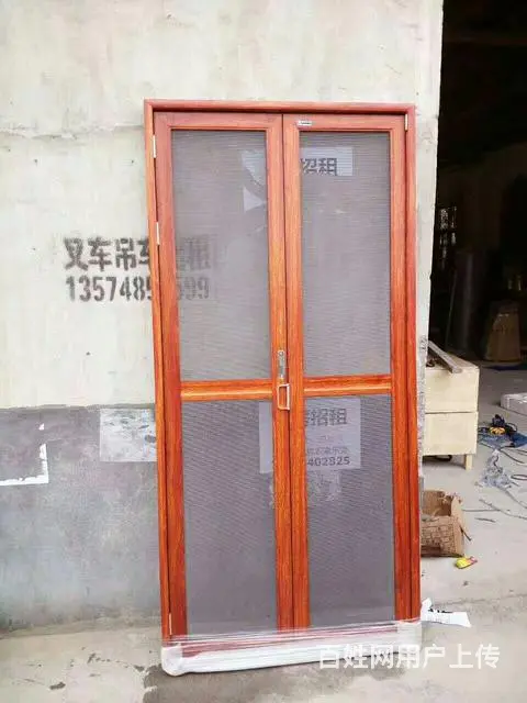 金钢网纱窗纱门.金钢网平开窗成品批发 - 图片 9