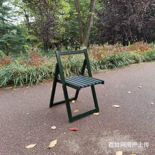 钢木椅便携折叠椅 - 图片 1