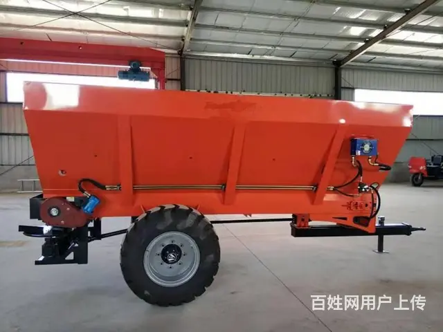 8方后置双圆盘撒肥车 农家肥牛羊鸡鸭干湿粪便抛撒车 - 图片 2