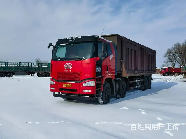 18年底8.6米解放6中转箱，个人户，全车原版原漆 - 图片 1