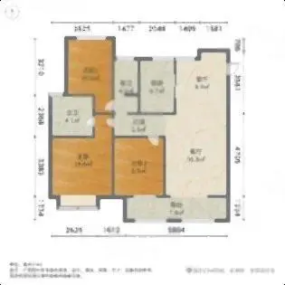 新城悦隽  双证满2年过户 带家具家电 100万 - 图片 9