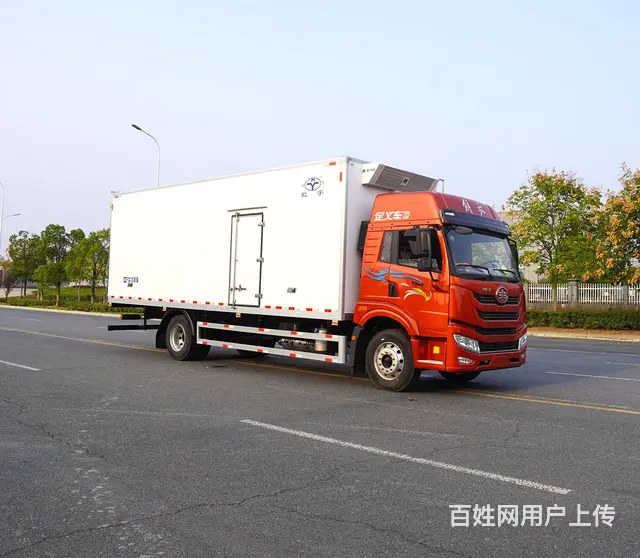 6米8解放牛羊肉冷藏车多少钱一公里运价 - 图片 2