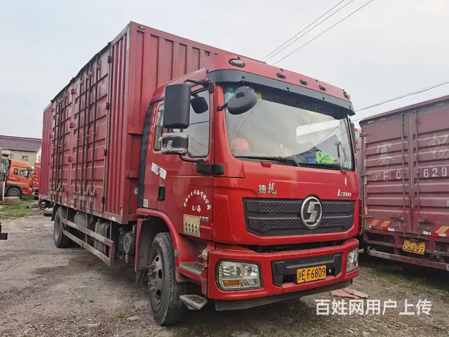 低价转让17年6月7.8米陕汽德龙厢式货车 原版车 - 图片 2