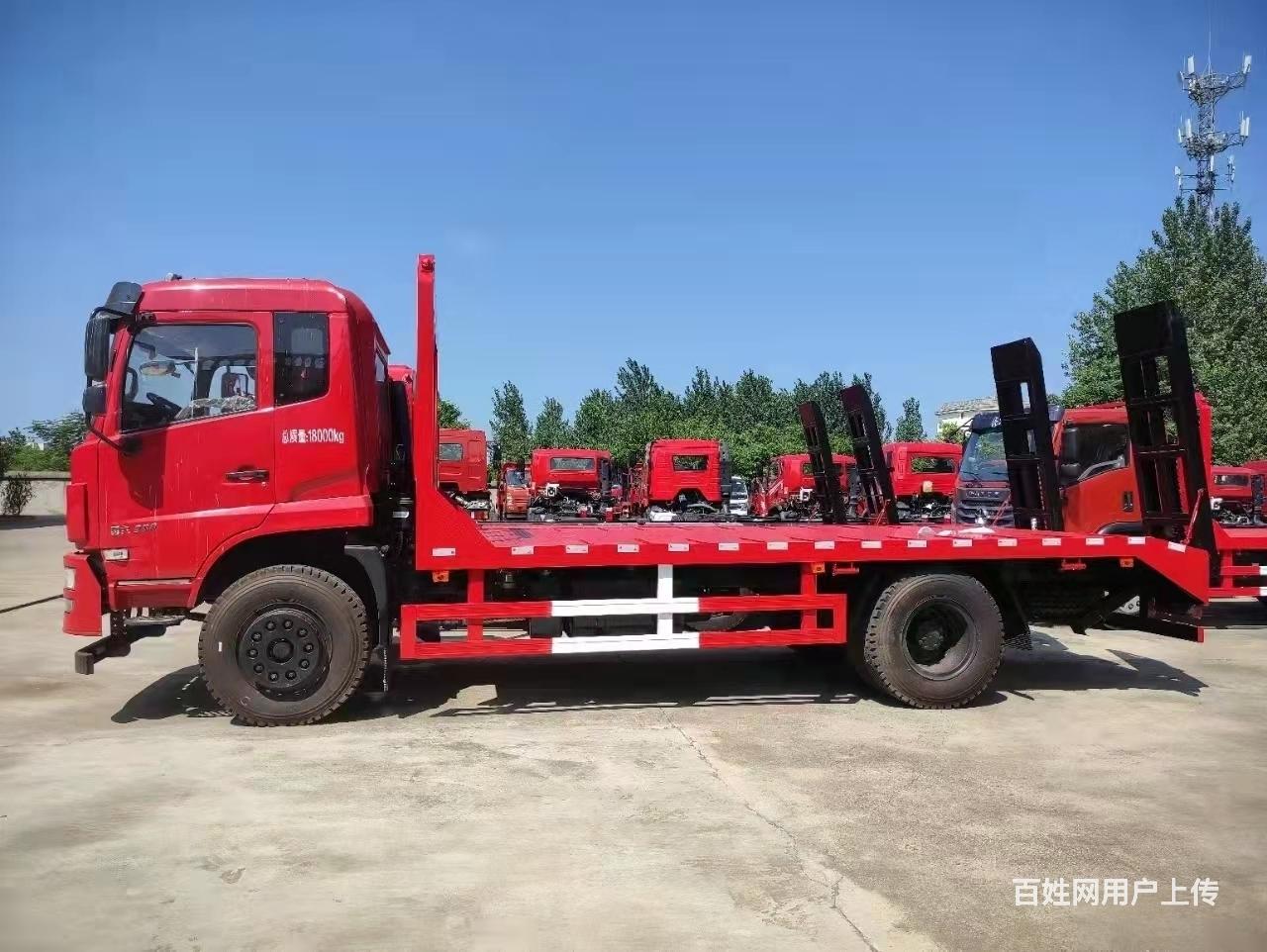 东风6米8单桥挖机平板车支持分期价格低