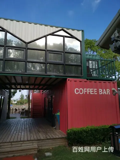 网红集装箱办公室移动商铺阳光房咖啡店烧烤营地住房 - 图片 8