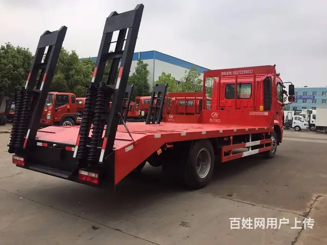 南充平板车 拖6吨-40吨挖机平板拖车直销厂价格优 - 图片 5