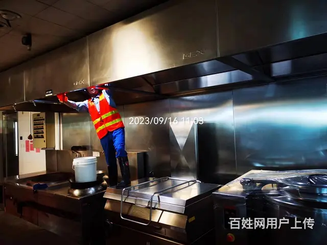 昆山巴城商务楼公共油烟管道清洗4008204072 - 图片 8