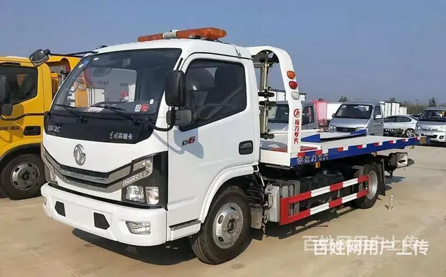 一拖二平板清障车,不超重好上户,救援清障拖车现车直销 - 图片 7