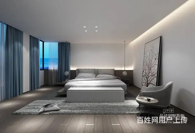 极简高级灰风格470平米常州别墅装修案例 - 图片 6