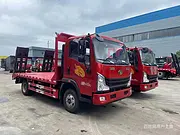 阳泉小挖机蓝牌拖板车 拉135/155挖机拖板车厂家价更低