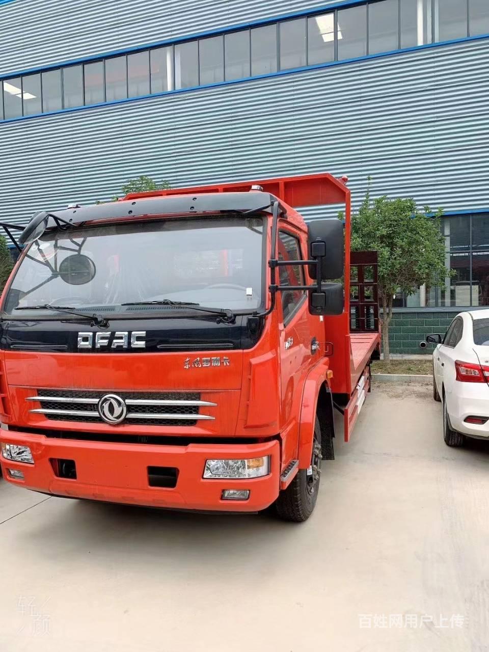 东风多利卡120挖机平板运输车各种品牌大小一应俱全