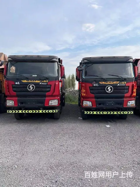 5台自家一手干活车，重型德龙前四后八，个人户 - 图片 2