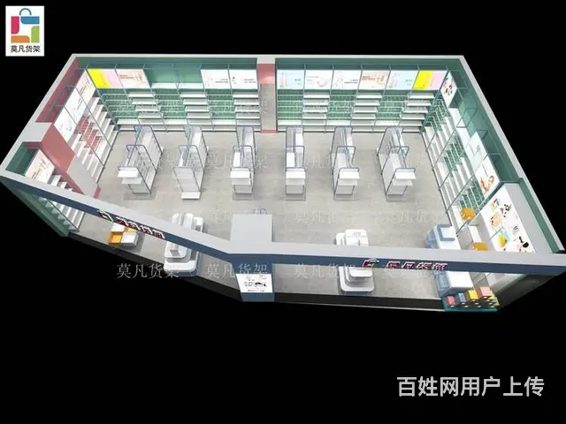饰品店中岛柜陈列架工艺简单-莫凡货架实力厂家可定做 - 图片 6