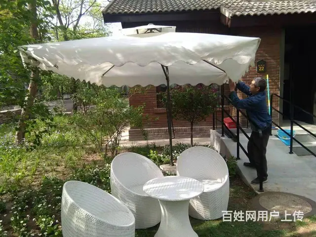 广州藤桌租赁，藤椅出租，藤桌椅出租，公园桌椅出租 - 图片 5