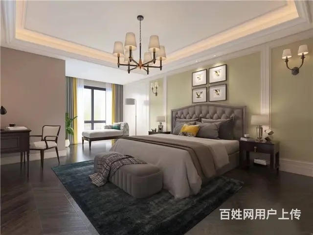 简约美式风格340平米别墅案例 - 图片 4
