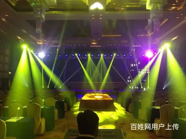 海口一手舞台桁架搭建 舞台灯光线阵音响租赁公司年会 - 图片 2